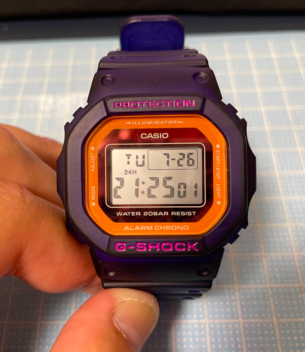 g-shockのベルトを染め トップ