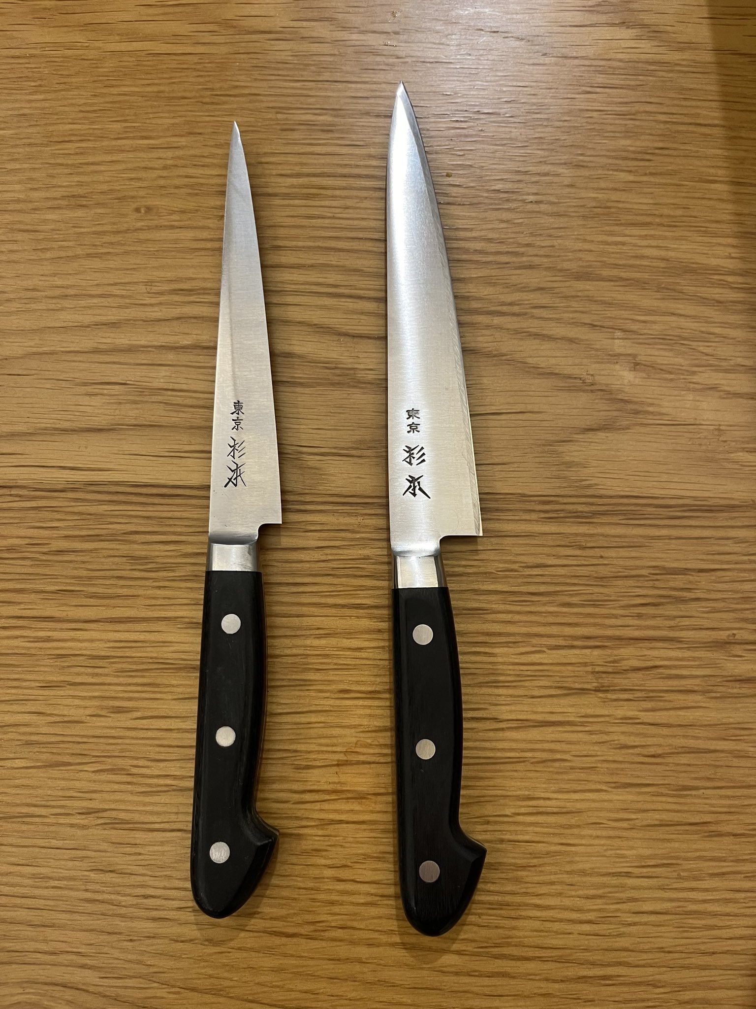 同じ包丁でも「10年使い込んだもの」と「新品」では見た目が歴然！実際